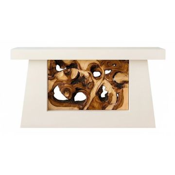 Ridge Hollow Console in White