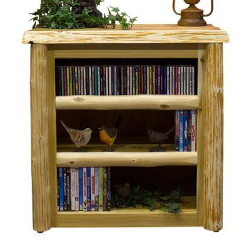 Cedar Lake Log Media Console