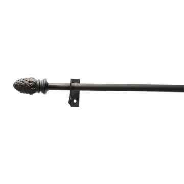 Wrought Iron Remington Curtain Rod w/Hardware