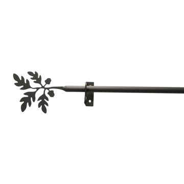 Wrought Iron Acorn Curtain Rod