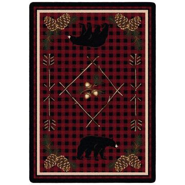 Deep Woods Rug - Red