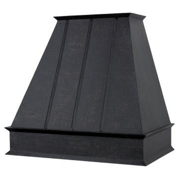 38" Euro Glazed Black Hammered Copper 1250 CFM Wall Mounted Range Hood
