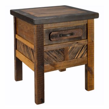 Jackson Hole Barnwood 1 Drawer Nightstand