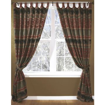Bear Country Tab Drapes