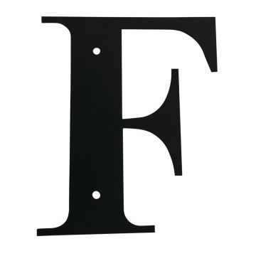 Wrought Iron House Letter F