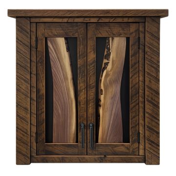 Walnut Falls Rustic Toilet Topper
