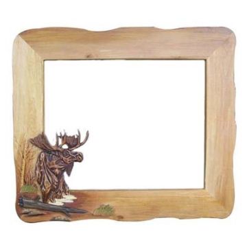 Moose in Lake Mirror