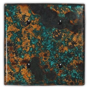 Mystic Topaz 2 Blank Copper Switch Plate