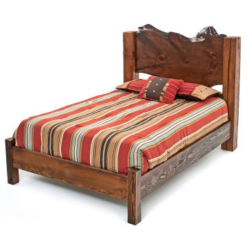 Natural Slab Barnwood Bed