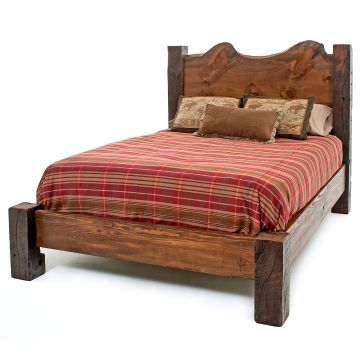 Natural Slab Barnwood Bed