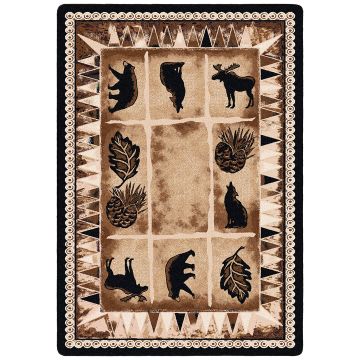 Northern Wildlife Rug - Brown Shades