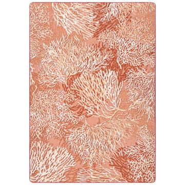 Oceanic Blooms Rug - Coral