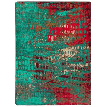 Forward Shift Turquoise Rug