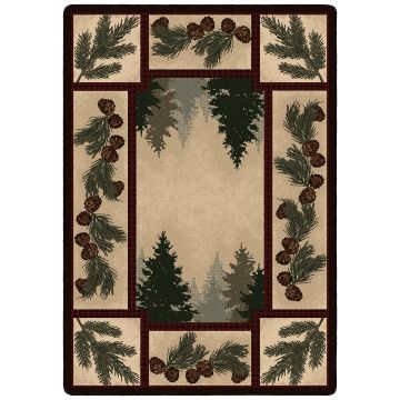Pine Forest Rug - Maize