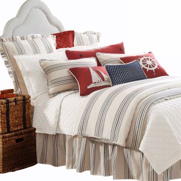 Prescott Navy Duvet Cover Set