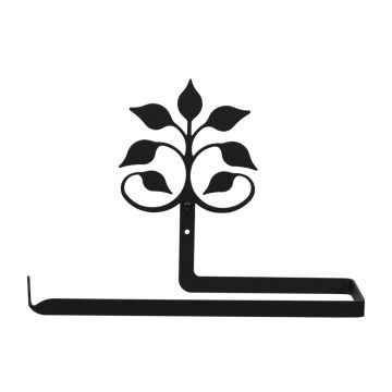 Wrought Iron Leaf Fan Paper Towel Holder