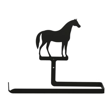 Wrought Iron Horse Paper Towel Holder
