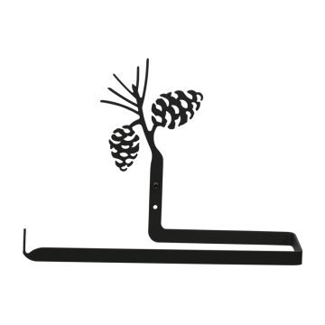 Wrought Iron Pinecone Paper Tower Holder