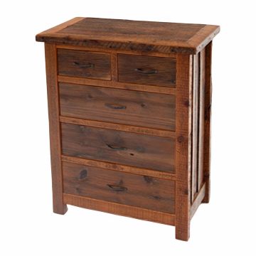 Reclaimed Heritage Richland 5 Drawer Barn Wood Chest