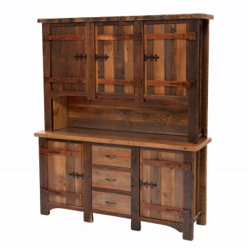 Reclaimed Heritage Shady Bay Barn Wood Buffet & Hutch