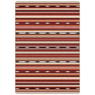 Remington Stripe Rug - Red Multi