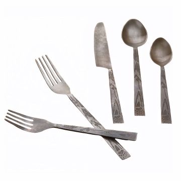 Rustic Bear Tracks 5 Piece Place Setting