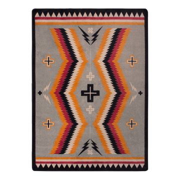 Fury Peaks Rug - Black Frame
