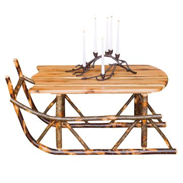 Saranac Hickory Sleigh Coffee Table