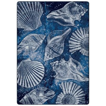 Shell Island Rug - Ultramarine
