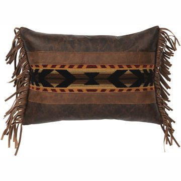 Texas Leather Gallop Rectangle Decor Pillow