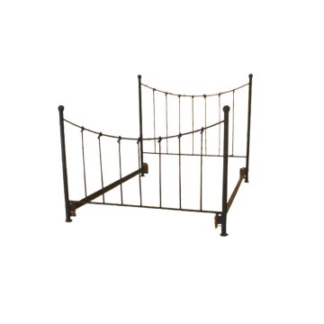 Top Knot Forged Iron Bed