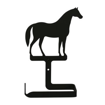 Wrought Iron Horse Traditional Tissue Holder
