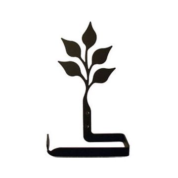 Wrought Iron Leaf Roller Style Tissue Holder