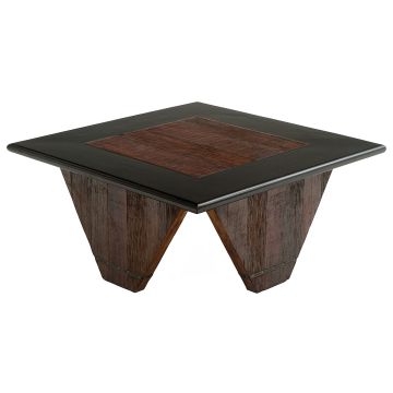 Urban Rustic Mahogany Coffee Table