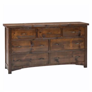 Woodland Park Rustic 7 Drawer Dresser