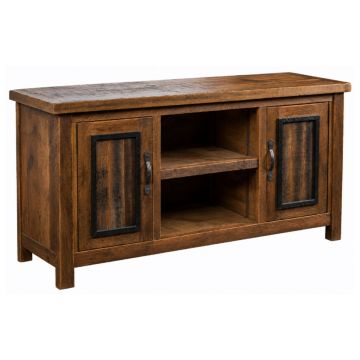 Eagle River Timber Frame Barn Wood Media Cabinet
