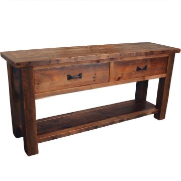 Old Sawmill Timber Frame Sofa Table