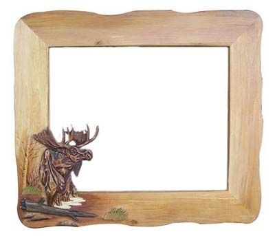 Moose in Lake Mirror
