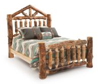 Rustic Aspen Log Cabin Bed
