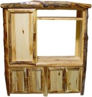 Log TV Stand - Entertainment Center