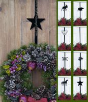 Wrought Iron Wreath Hanger