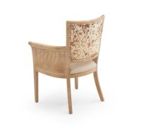 Modern Natural Upholstered Cowhide Dining Chair