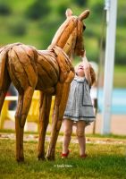 Rustic Driftwood Horses