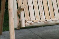 Contoured Comfort Country Garden 5 ft Log Yard Swing