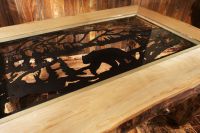 Calera Aspen Metal Insert Dining Table