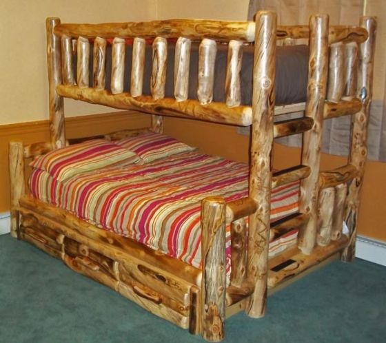 ASPEN LOG BUNK BED
