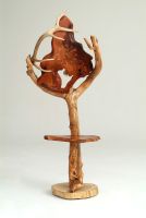 Aspen and Redwood Floor Clock