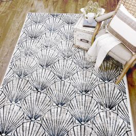 Andre Shell Rug Rustic Decorative Shells Rug Collection