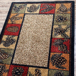 Kindred Coco Rug Kindred Cones Rug Collection - Cabin Rugs
