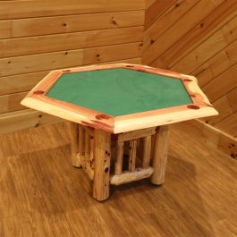 Rust Valley Red Cedar Hexagon Game Table